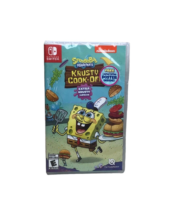 Spongebob Krusty Cook-Off Extra Krusty Edition (Nintendo Switch) Brand New