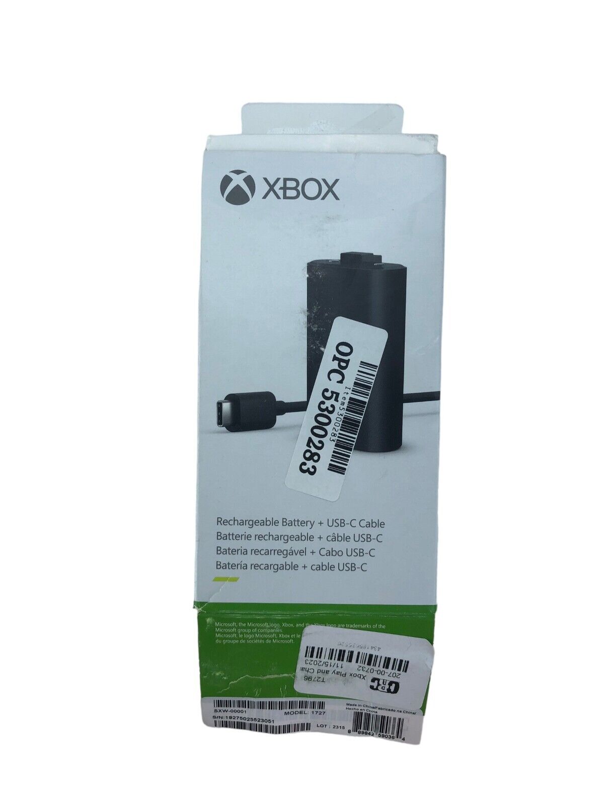 New Original Xbox Rechargeable Battery + USB-C Cable For XBOX Series X Series S