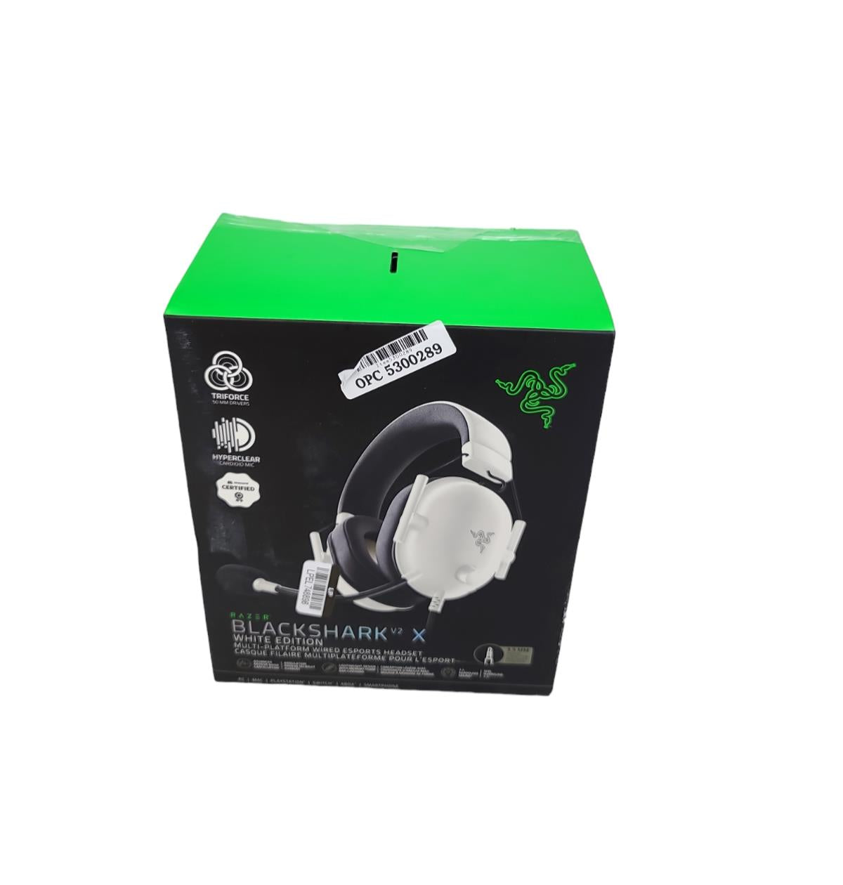 Razer Blackshark V2 X Wired Gaming Headset for PlayStation 4/Xbox One/Nintendo