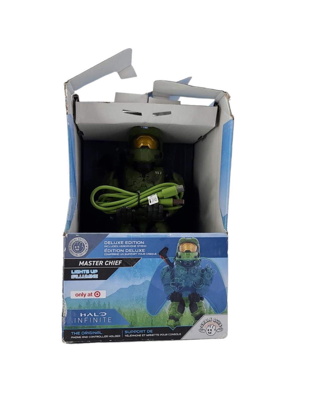 HALO Master Chief Cable Guys Deluxe Xbox Controller Headphone Stand New