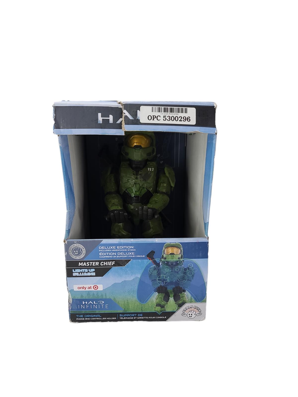 HALO Master Chief Cable Guys Deluxe Xbox Controller Headphone Stand New