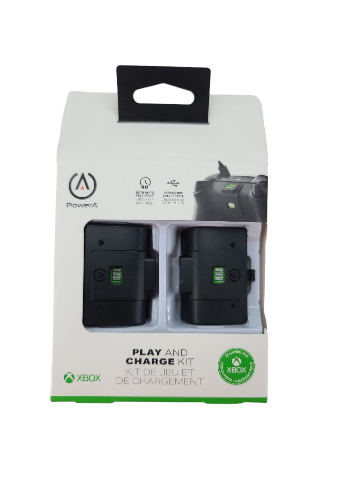 PowerA Play and Charge Kit for Xbox Series X|S and Xbox One Wireless Controller