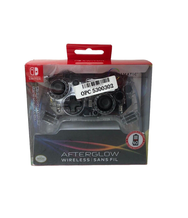 Nintendo Switch Afterglow Wireless SANS FIL Deluxe Controller New