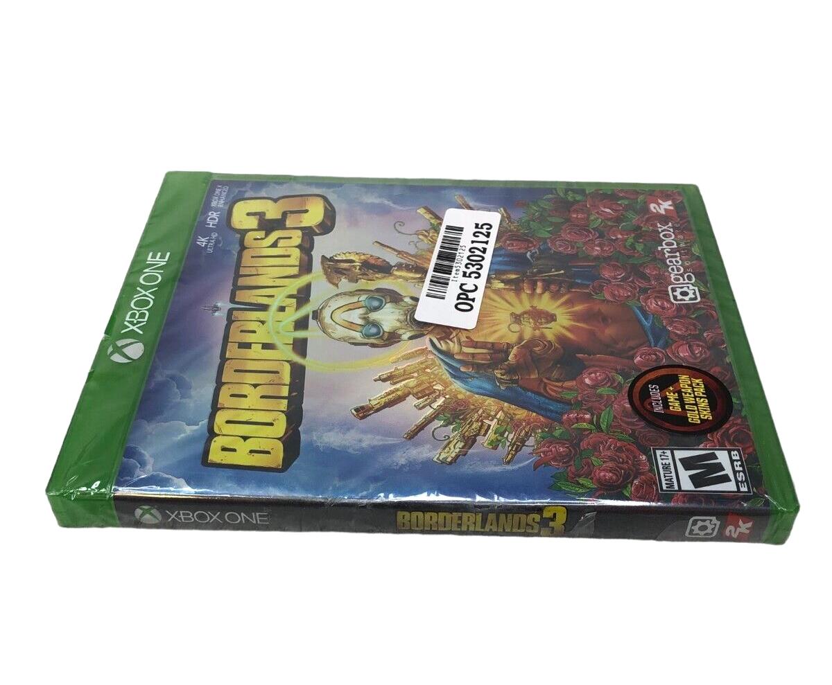 Borderlands 3 Standard Edition Xbox One New (Plastic Ripped)