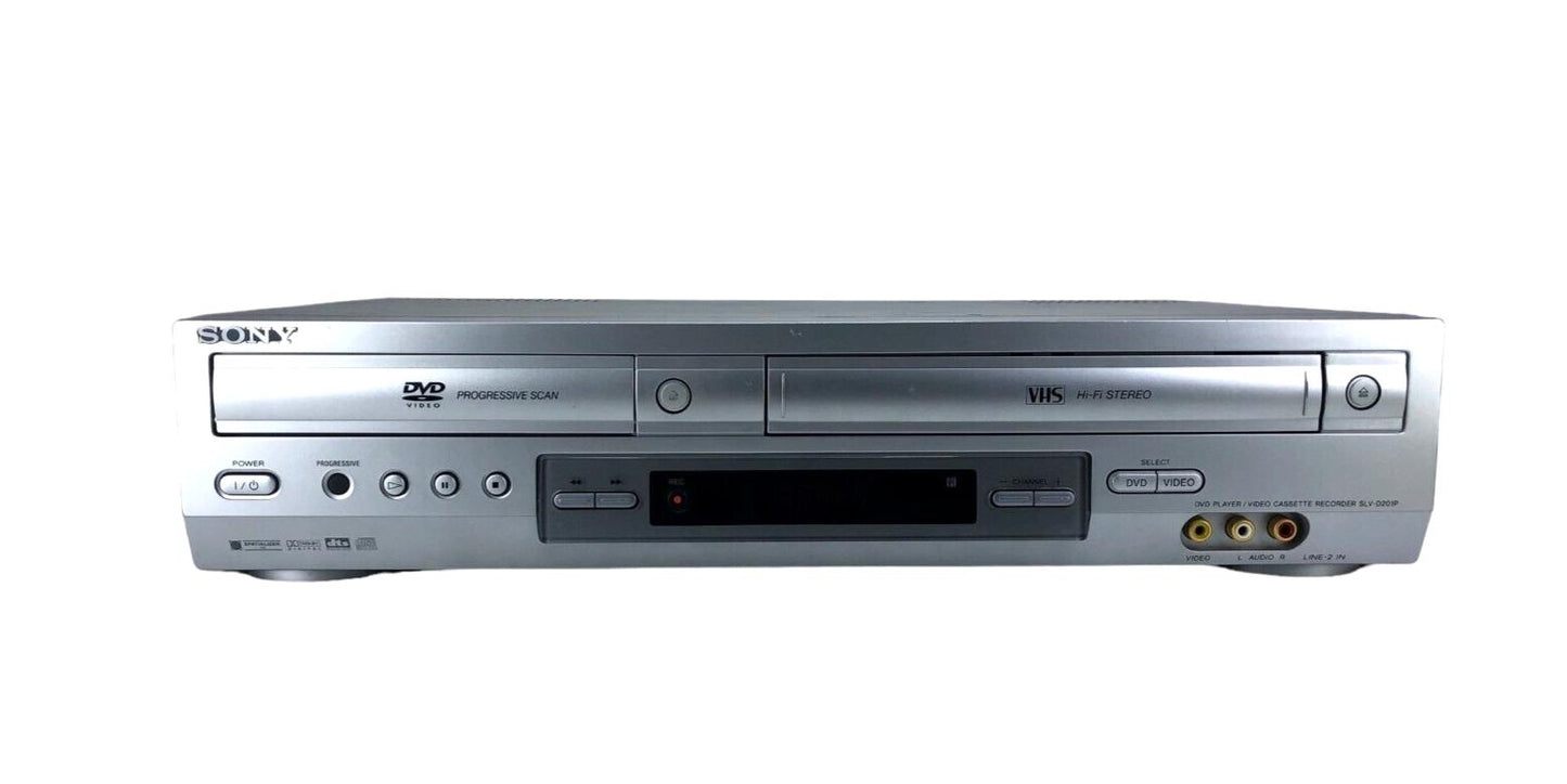 Sony SLV-D201P DVD Player & VHS Video Cassette Recorder Combo