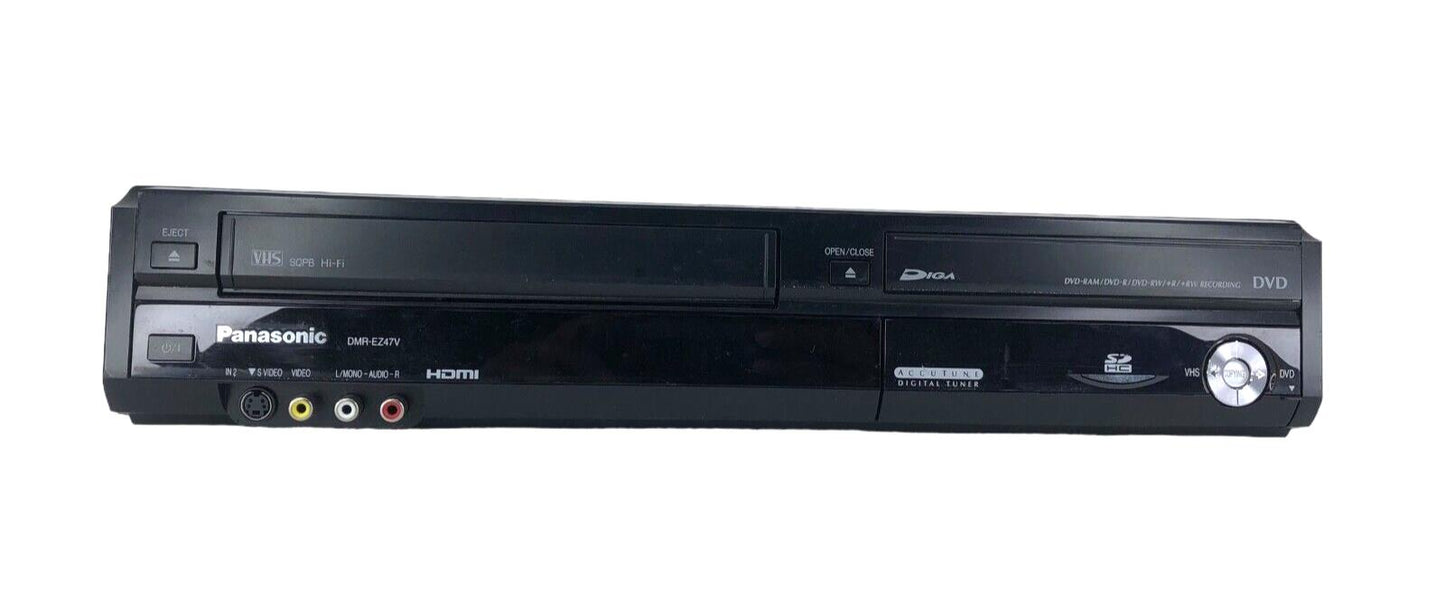 Panasonic DMR-EZ47V DVD Recorder HDMI VHS VCR Player No Remote