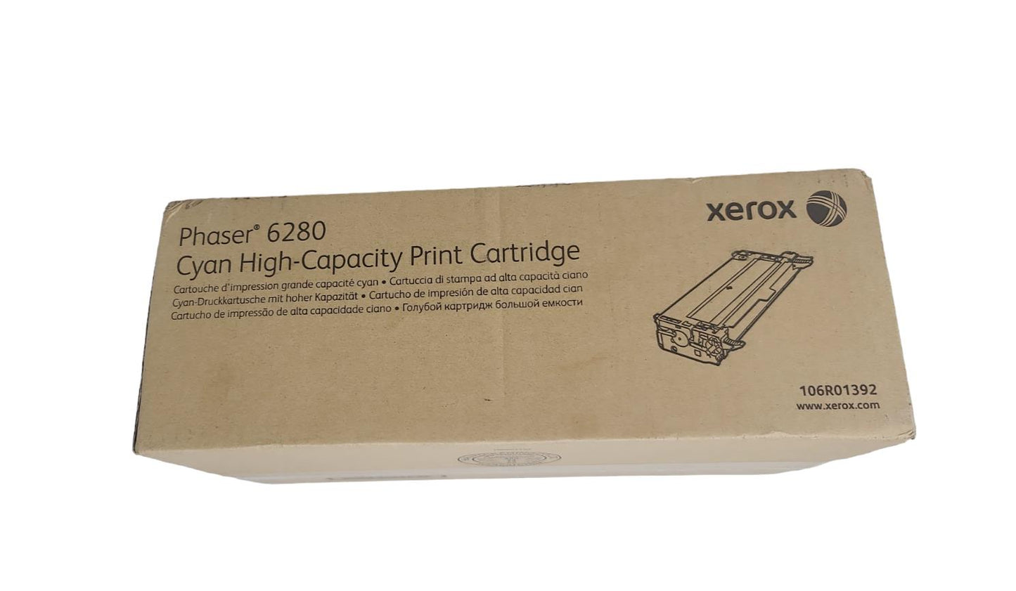 Xerox Phaser 6280 Cyan High-Capacity Print Cartridge 106R01392 New