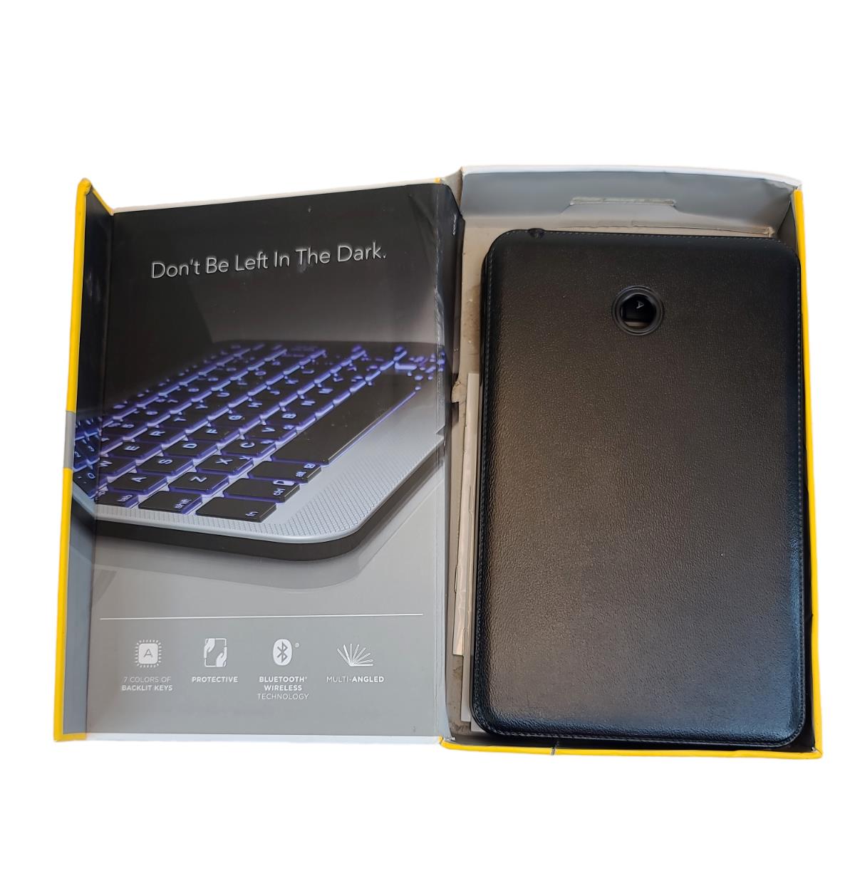 ZAGG EL8ZKF-BB0 Folio Case with Backlit Keyboard For Ellipsis 8 Tab