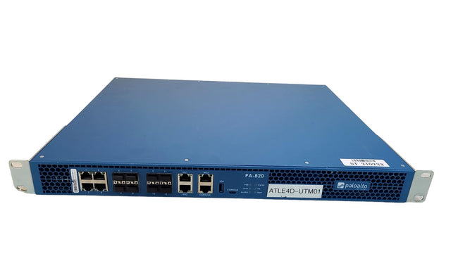 Palo Alto Networks PA-820 8x1Gb SFP Enterprise Security 1U Firewall Appliance