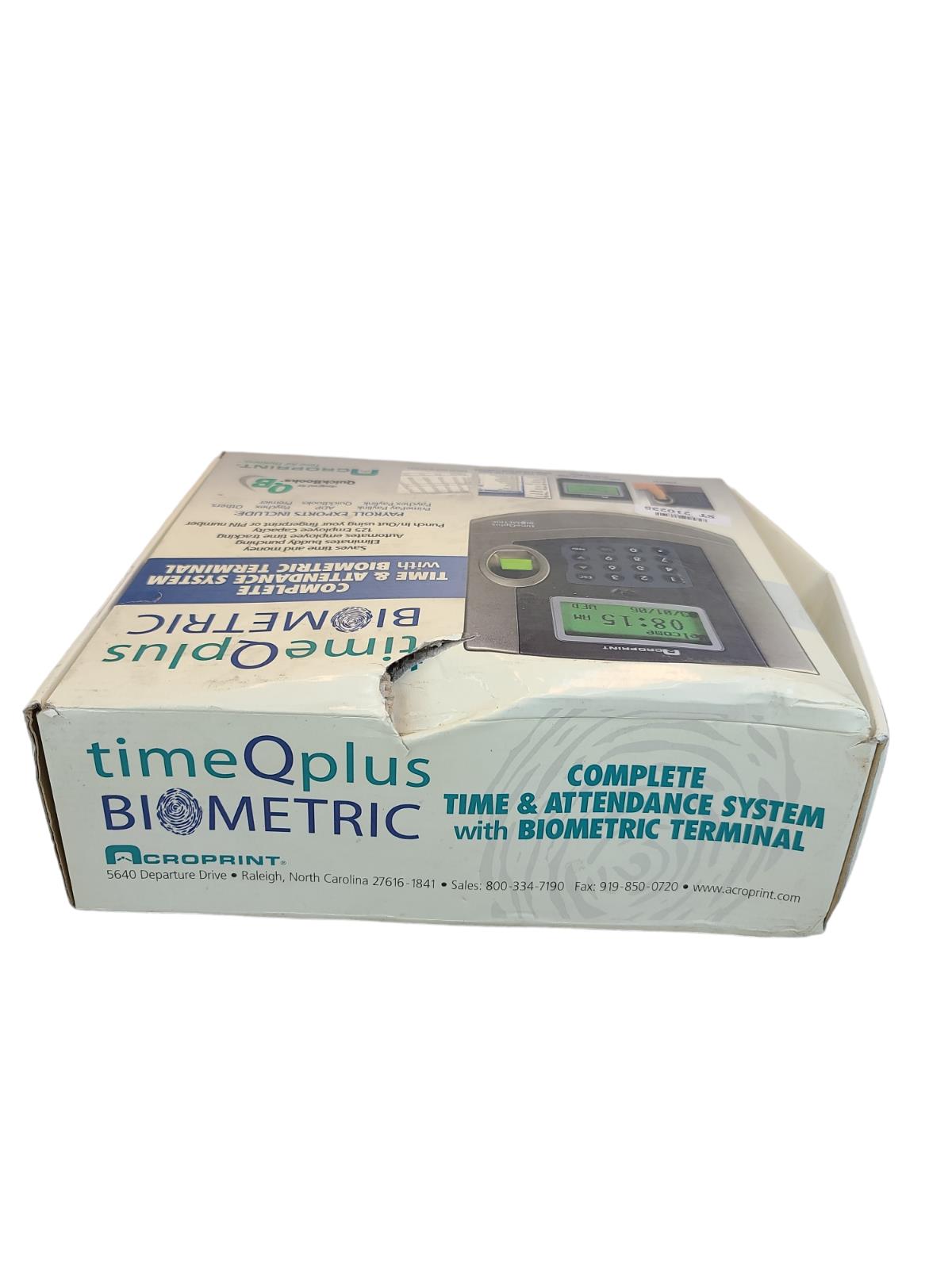 TimeQplus Biometric Terminal Time & Attendance  Fingerprint & Pin System