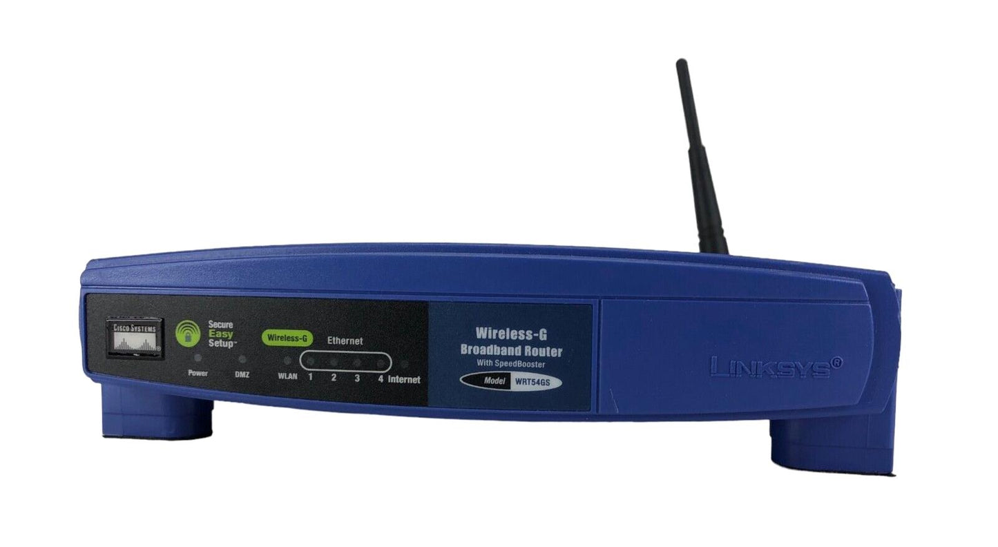 Linksys WRT54GS v6 Wi-Fi Wireless-G Broadband Router 2.4GHz For Parts