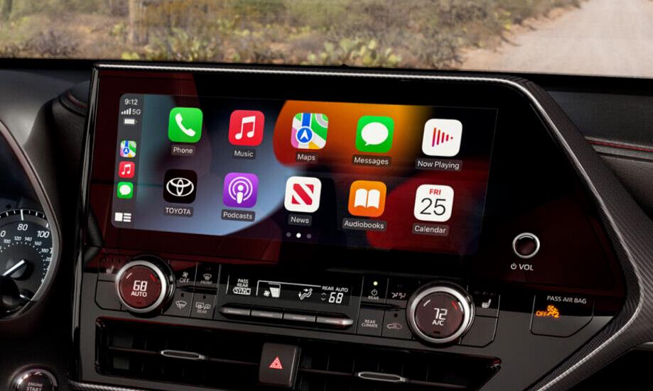 2023 Toyota Highlander OEM Radio & Navigation Screen Display Receiver 86140-0E850 W/wireless Carplay and Android Auto