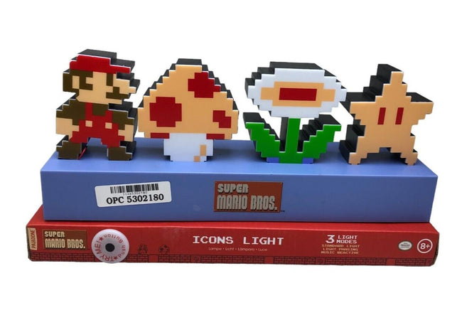 Super Mario Bros Icons Light Decorative Light Up Figure Super Mario Paladone