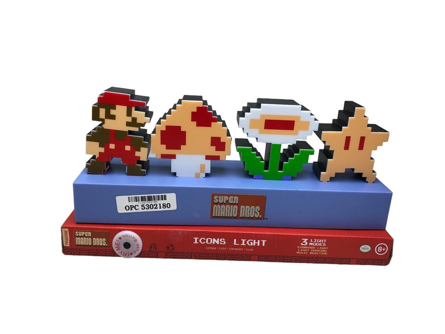 Super Mario Bros Icons Light Decorative Light Up Figure Super Mario Paladone