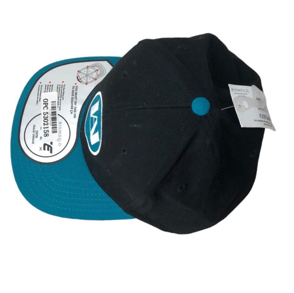 My Hero Academia Snap Back Hat Cap Black Blue Bio World Elite Flex One Size New