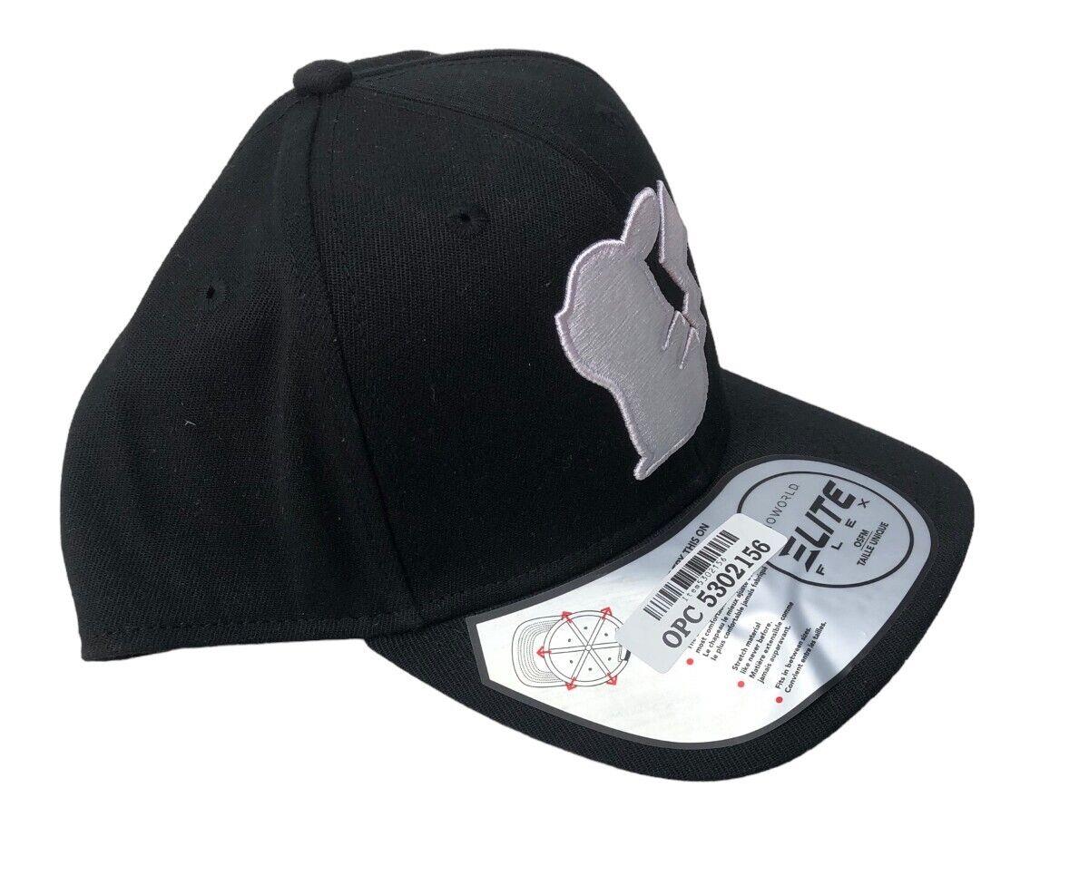 Pokemon Pikachu White Silhouette Snapback Hat Bioworld Elite Flex New