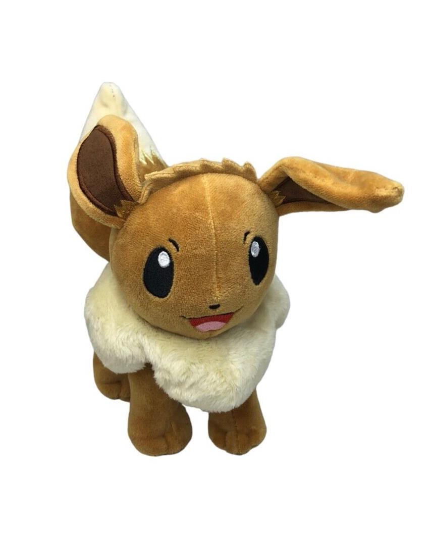 Pokemon Flareon Sitting Plush Toy -  8 Inches - Eevee 2023 From 4 Pack