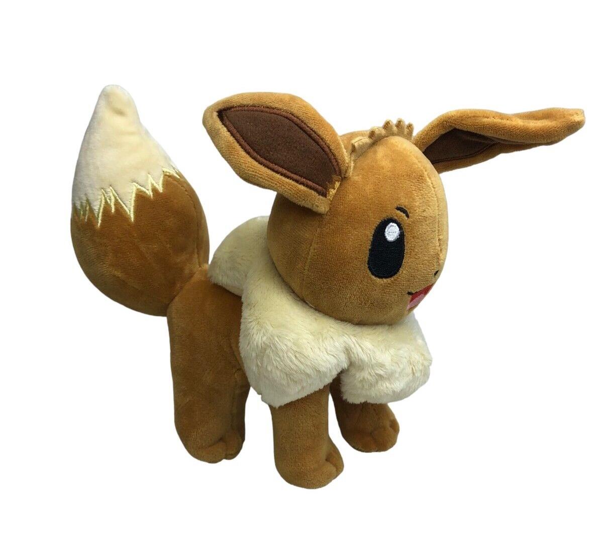 Pokemon Flareon Sitting Plush Toy -  8 Inches - Eevee 2023 From 4 Pack