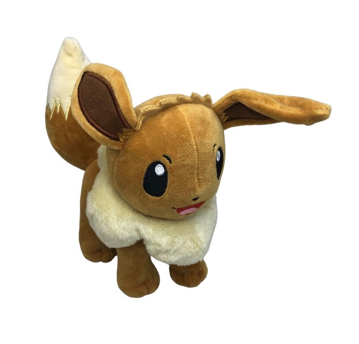 Pokemon Flareon Sitting Plush Toy -  8 Inches - Eevee 2023 From 4 Pack