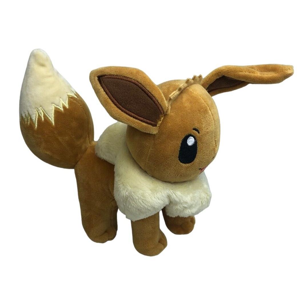 Pokemon Flareon Sitting Plush Toy -  8 Inches - Eevee 2023 From 4 Pack