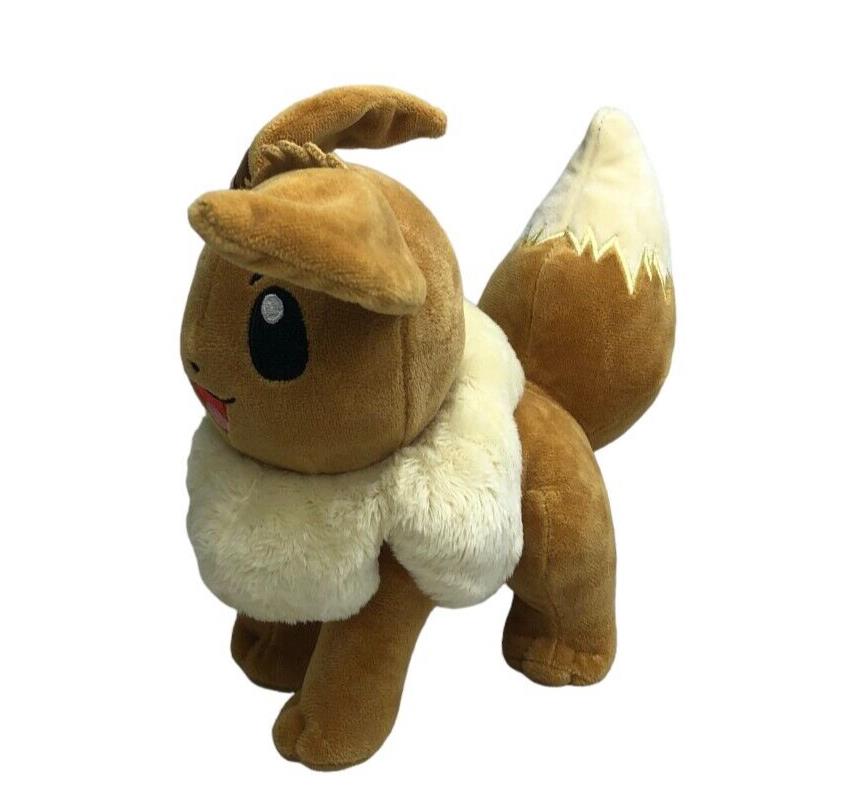 Pokemon Flareon Sitting Plush Toy -  8 Inches - Eevee 2023 From 4 Pack