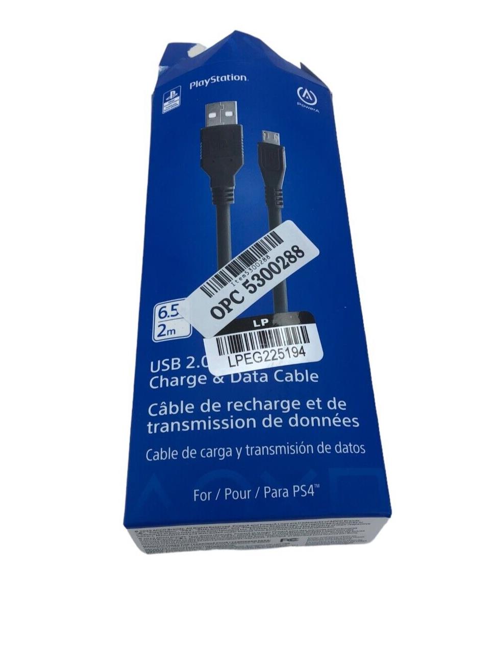 PowerA USB Charging Cable for PlayStation 4