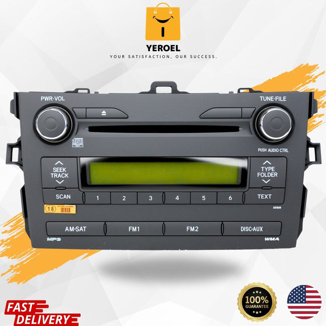 Toyota Corolla OEM  Audio Radio CD Player Stereo Receiver 86120-02A90 Fits 09/10