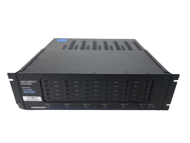 Architect Model 860 Multi-Channel Audio Control 12 Channel Power Amplifier