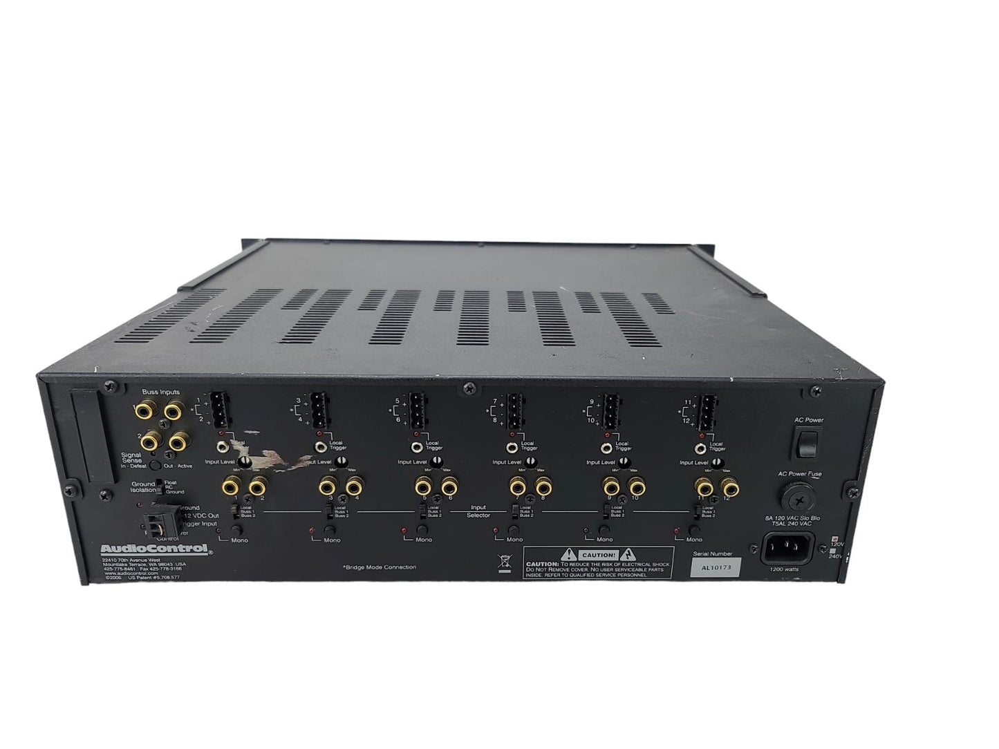 Architect Model 860 Multi-Channel Audio Control 12 Channel Power Amplifier