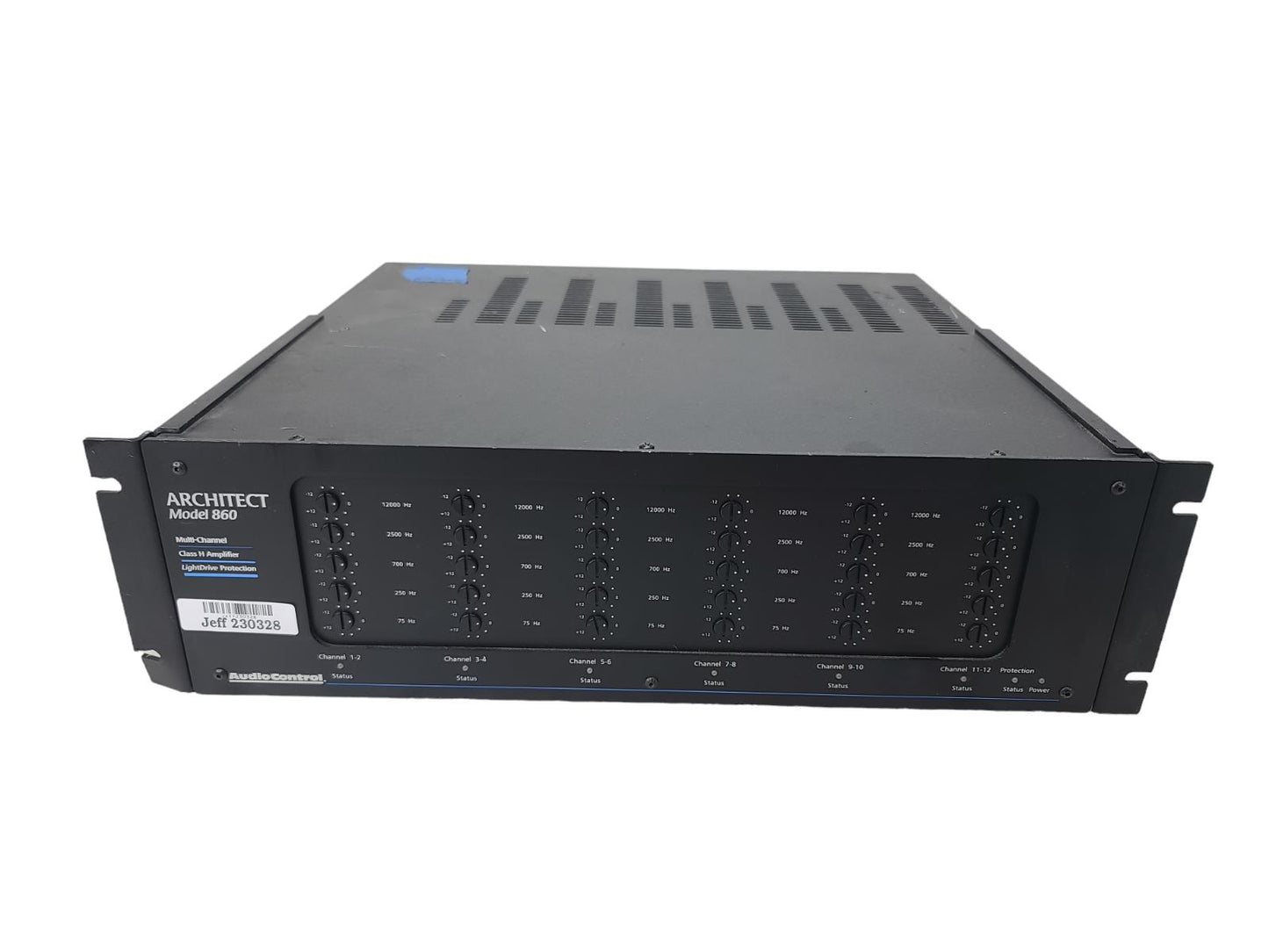 Architect Model 860 Multi-Channel Audio Control 12 Channel Power Amplifier