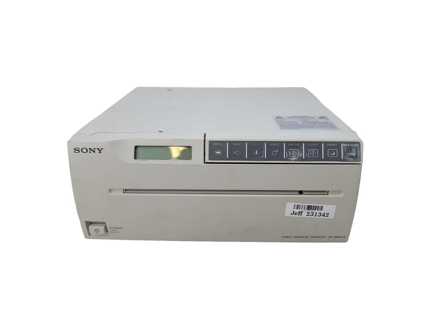 SONY UP-980CE VIDEO GRAPHIC PRINTER AS IS